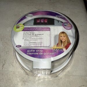 Washburn Disney Hannah Montana Miley Cyrus Guitar Strap with 3 Picks NEW/SEALED